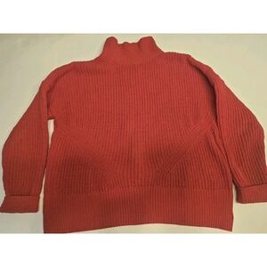 Crown and Ivy Women's Orange Sweater‎ Sized Large